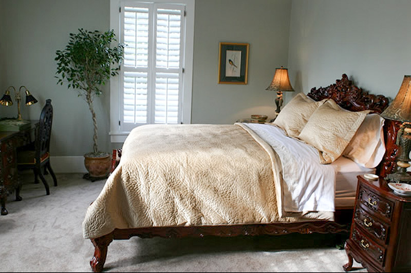 One of the bedrooms in The Fairfax House